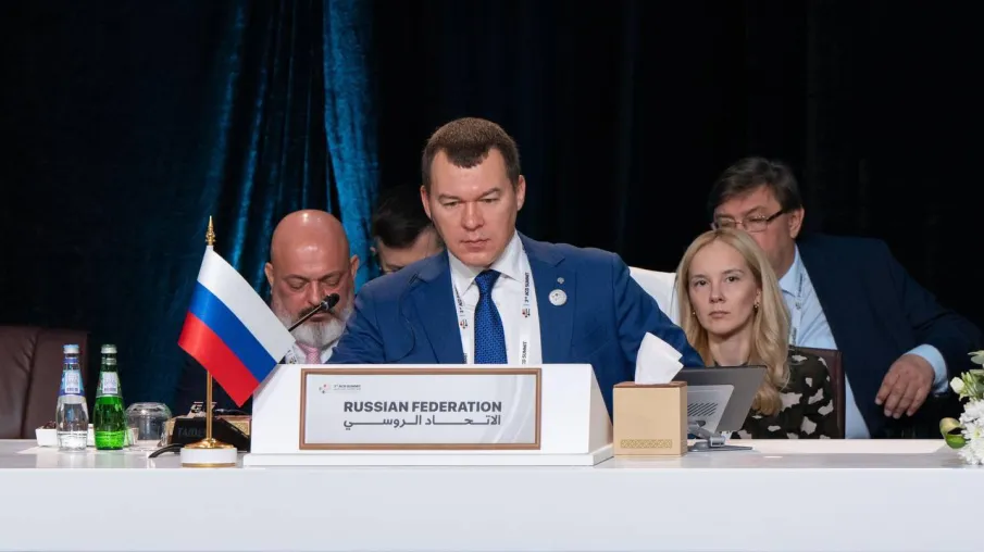 Министр спорта РФ Михаил Дегтярев выступил на саммите в Катаре с предложением укрепить спортивное сотрудничество 